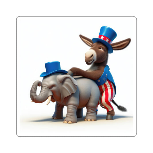 The Donkey's Triumph: Overcoming the Elephant Stickers