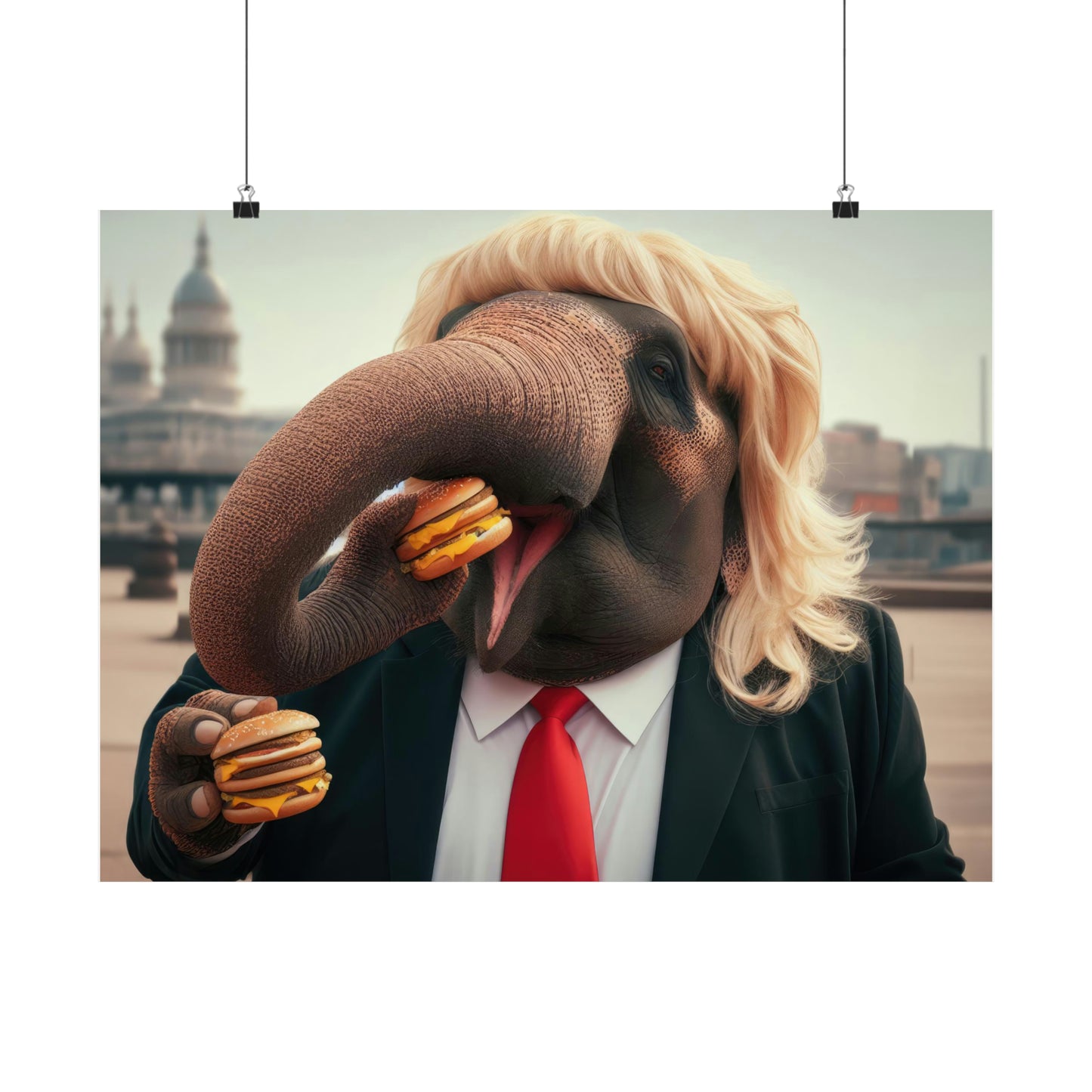 Trumpy Lunch On The Go Poster