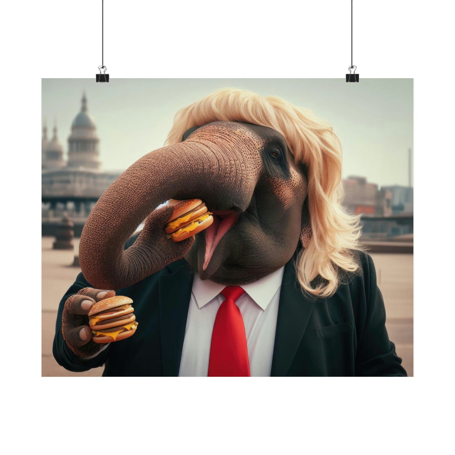 Trumpy Lunch On The Go Poster