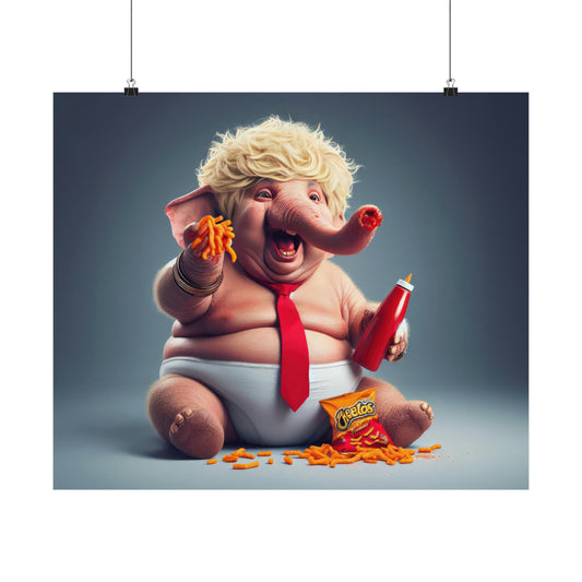 Trumpy Snacks Poster