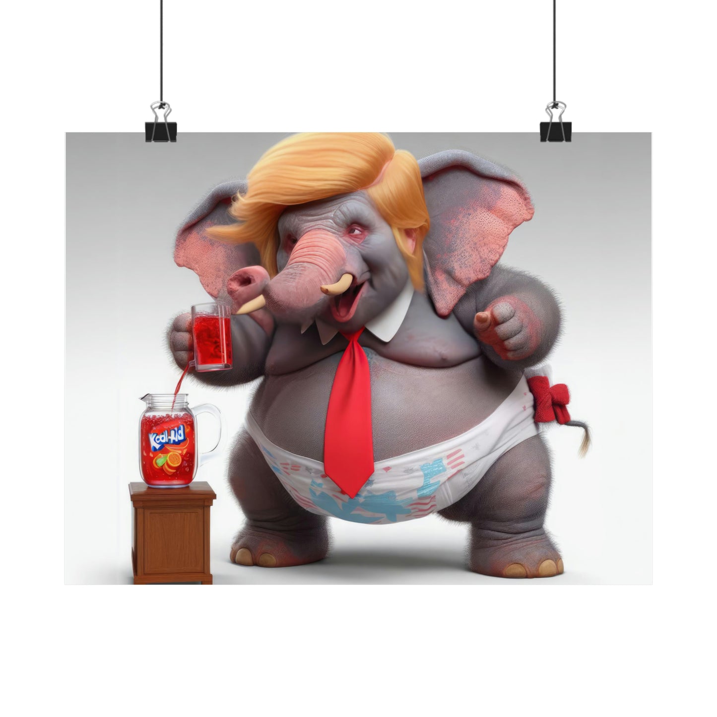 Trumpy Needs A Sippy Poster