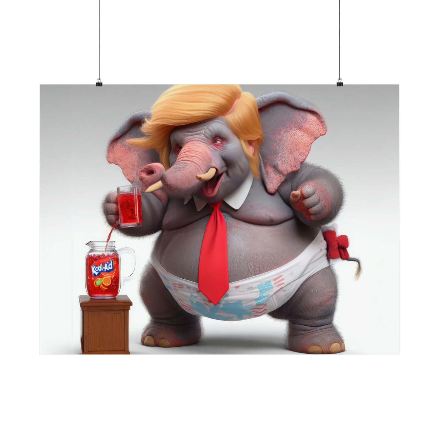 Trumpy Needs A Sippy Poster