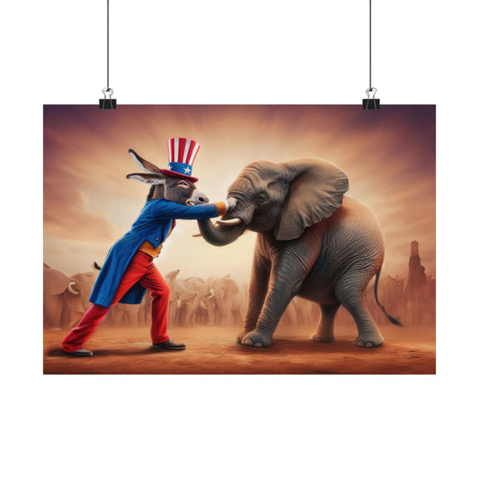 The Donkey's Roar: Silencing the Elephant Poster
