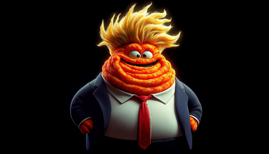 Cheeto-Dusted Cartoon Villain